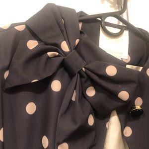 Kate Spade Polka Dot Bow Jacket